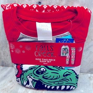 Boys Knit Sleep 2 Pc PJ Set Size S(6/7).